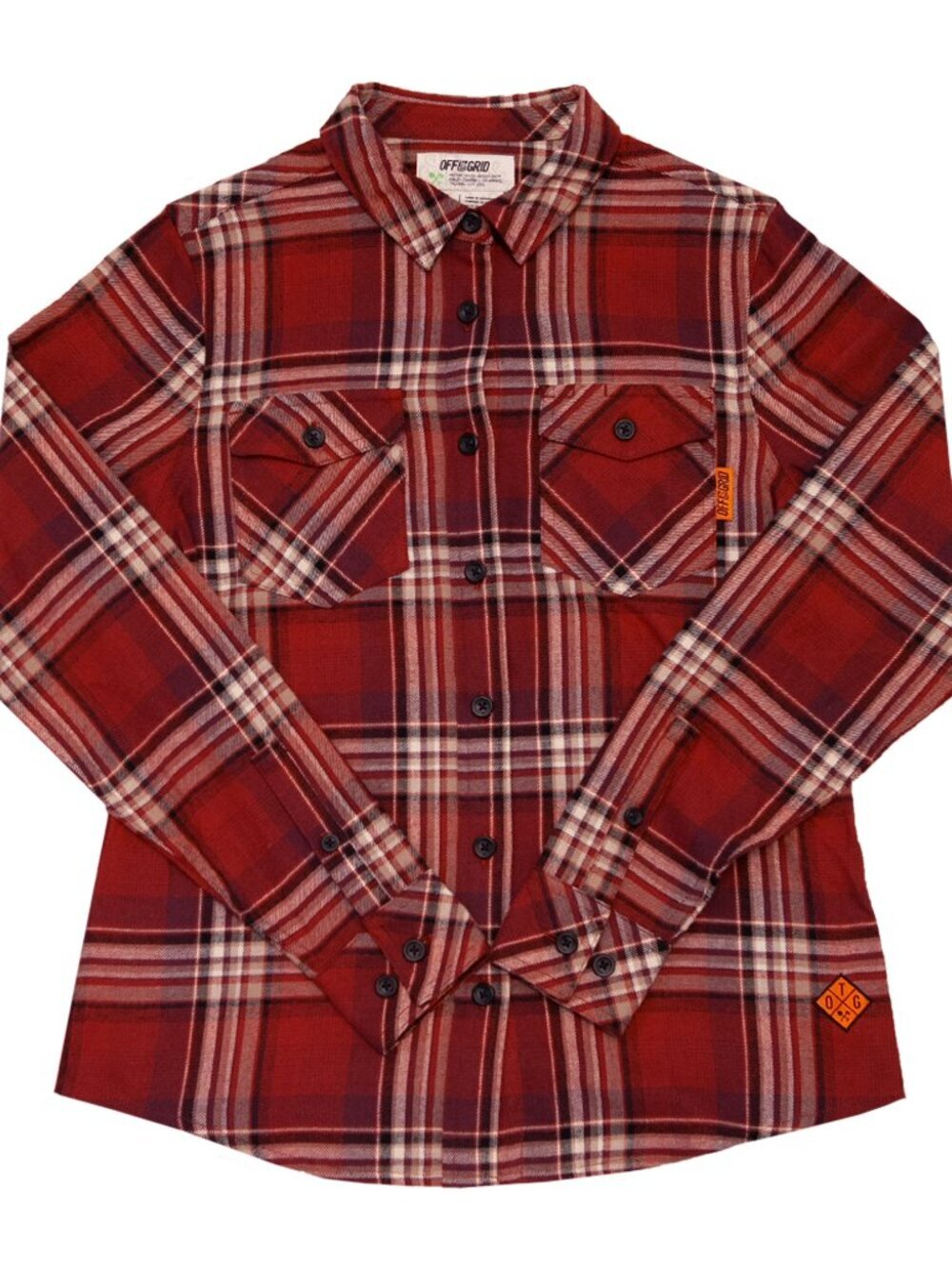 Off The Grid Surplus Campbell Women's Flannel - Deep Red